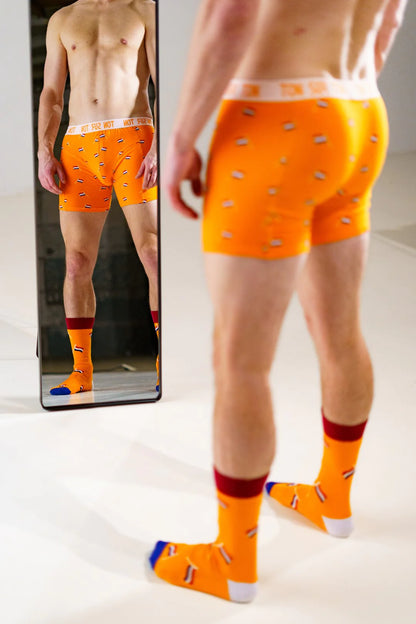 BoxerSok Oranje